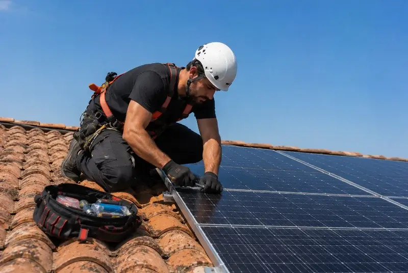 Maintenance et monitoring de panneaux solaires à Haussy