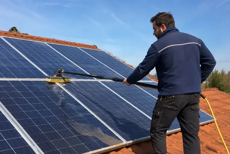 Nettoyage et entretien de panneaux solaires à Haussy